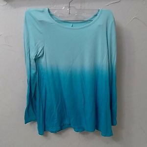 Blue ombre shirt